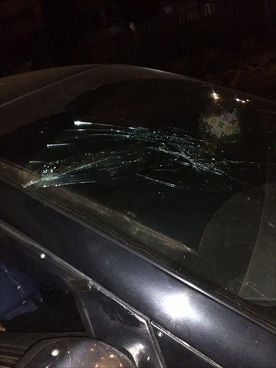 প্রাইভেটকার ভাঙচুর